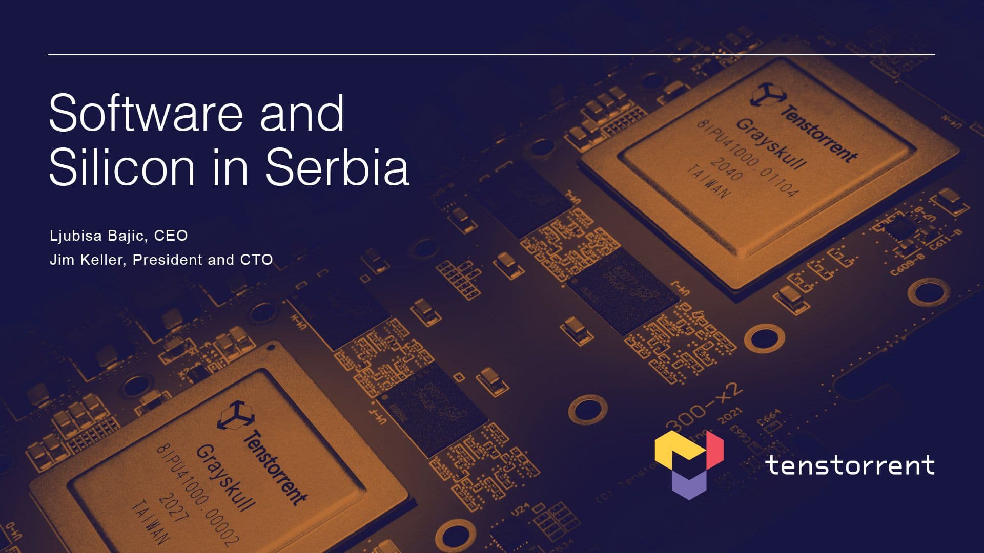 Software and Silicon in Serbia w/ Ljubisa Bajic and Jim Keller